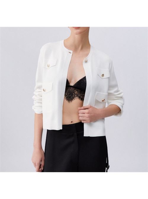 Elegant knitted jacket Liu Jo | CA6198MS55N.P9636